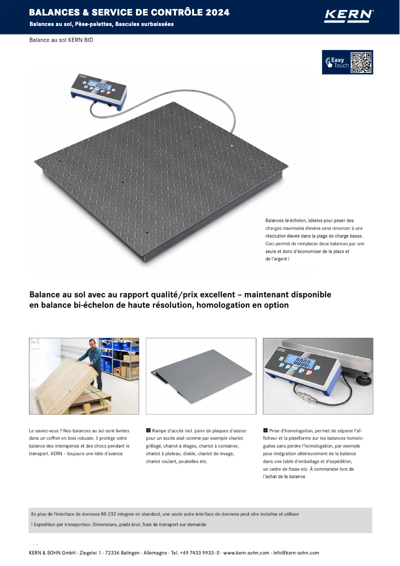 Imagen de la primera página del manual del dispositivo BID 600K-1SM