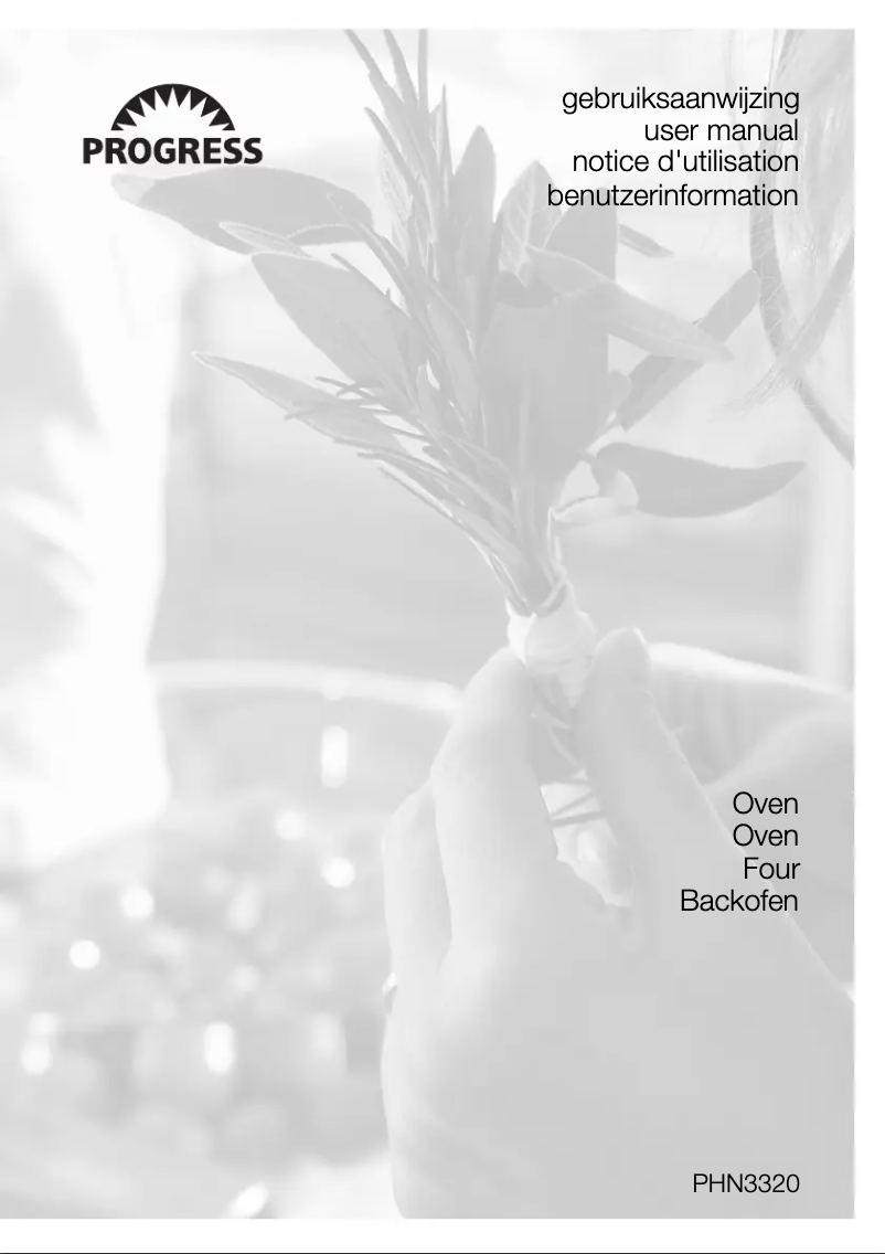 Imagen de la primera página del manual del dispositivo PHN3320