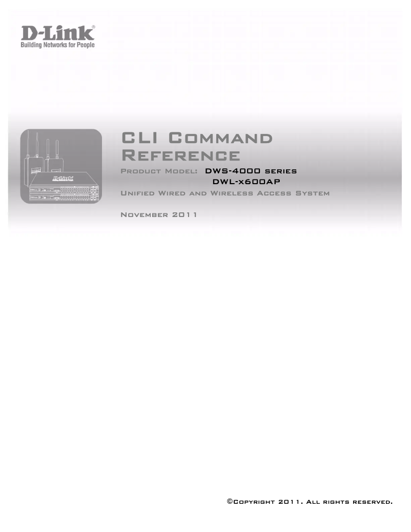 Página 1 del manual Manual de usuario D-Link DWS-4026