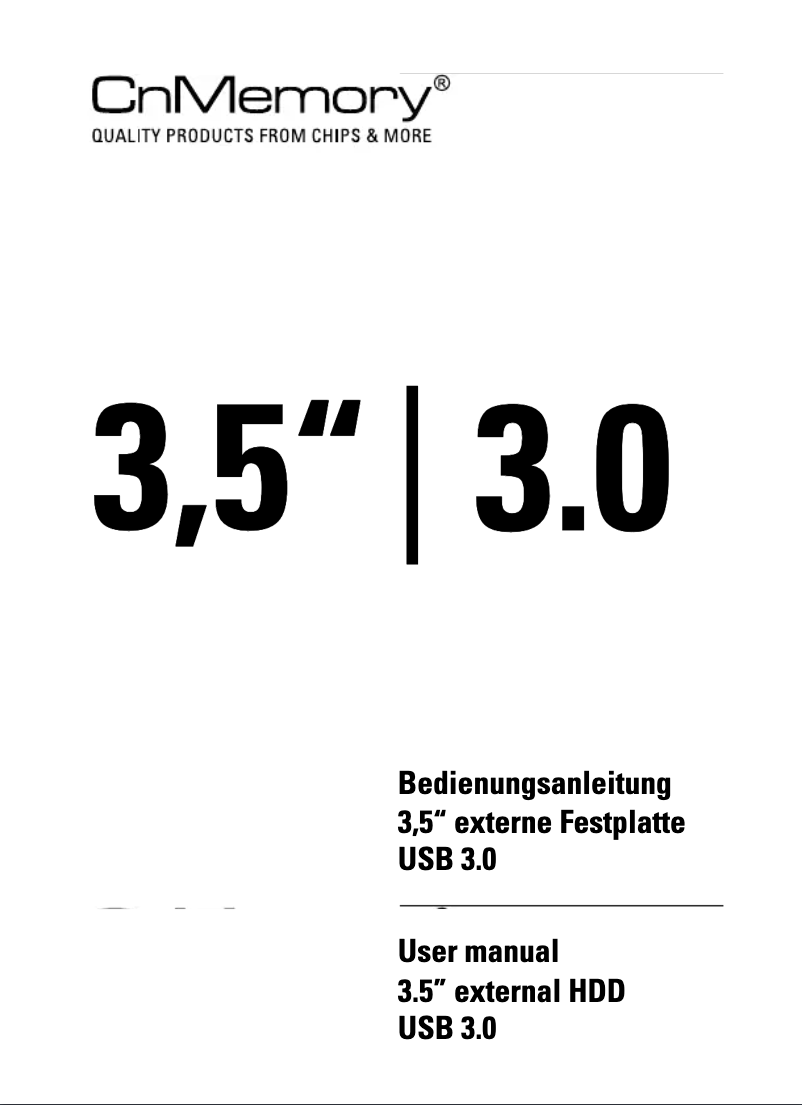 Página 1 del manual Manual de usuario CnMemory Airy 3.5"