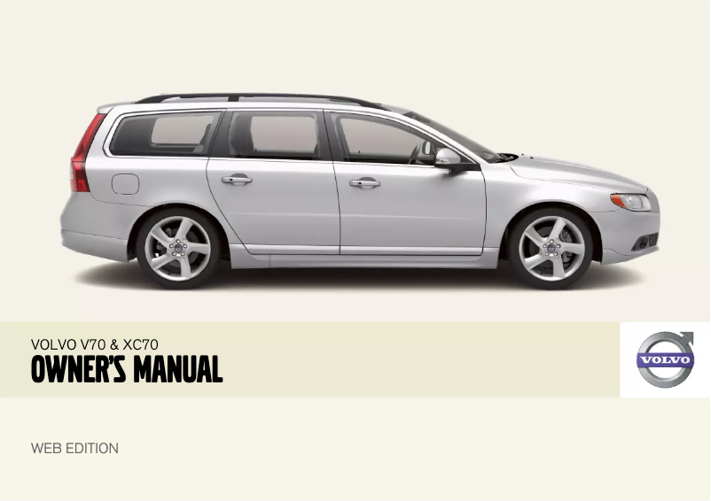 Página 1 del manual Manual de usuario Volvo V70 New Edition (2008)