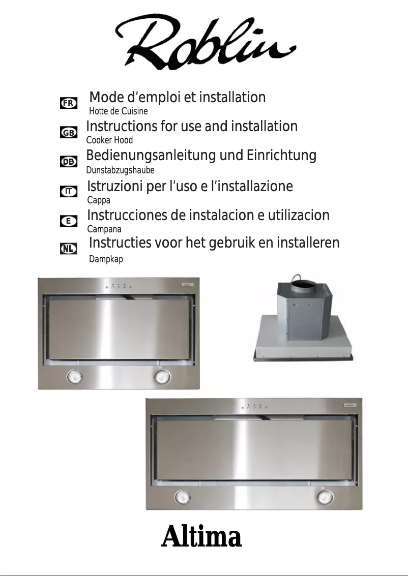 Imagen de la primera página del manual del dispositivo Altima