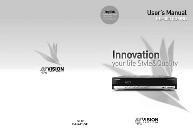 Página 1 del manual Manual de usuario MVision HD-300 Combo