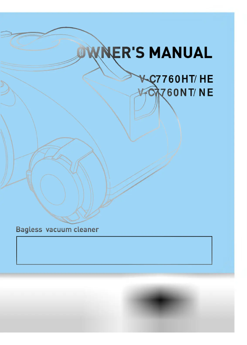 Imagen de la primera página del manual del dispositivo V-C7760HTR