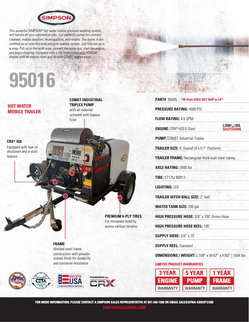 Imagen de la primera página del manual del dispositivo 95016