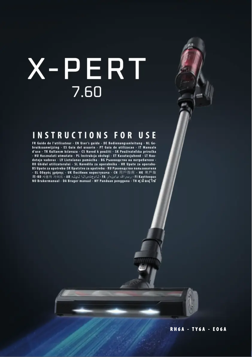 Imagen de la primera página del manual del dispositivo X-pert 7.60