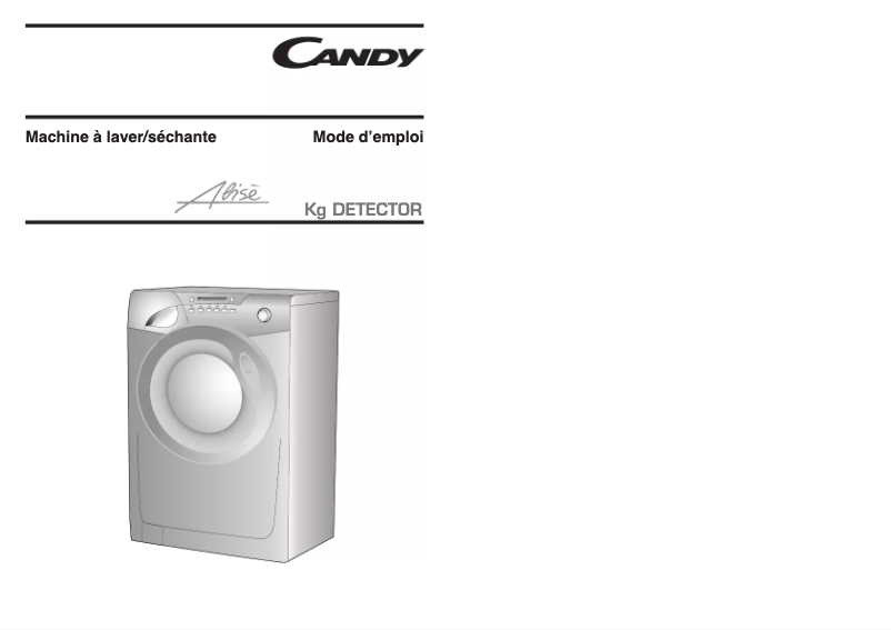 Página 1 del manual Manual de usuario Candy GOW 338 D