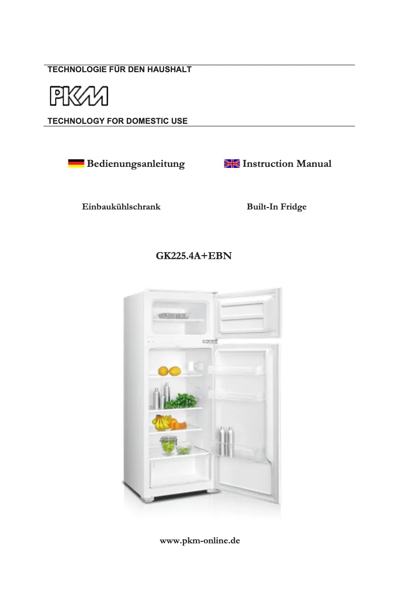 Imagen de la primera página del manual del dispositivo GK225.4A+EBN