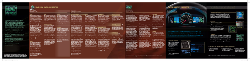 Imagen de la primera página del manual del dispositivo Milan Hybrid (2010)