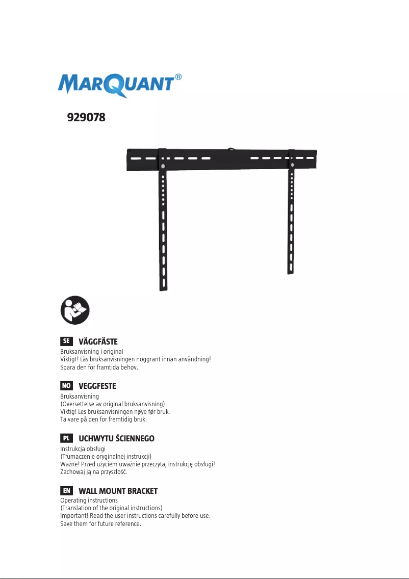 Página nº 1 - Manual de usuario Marquant 929-078