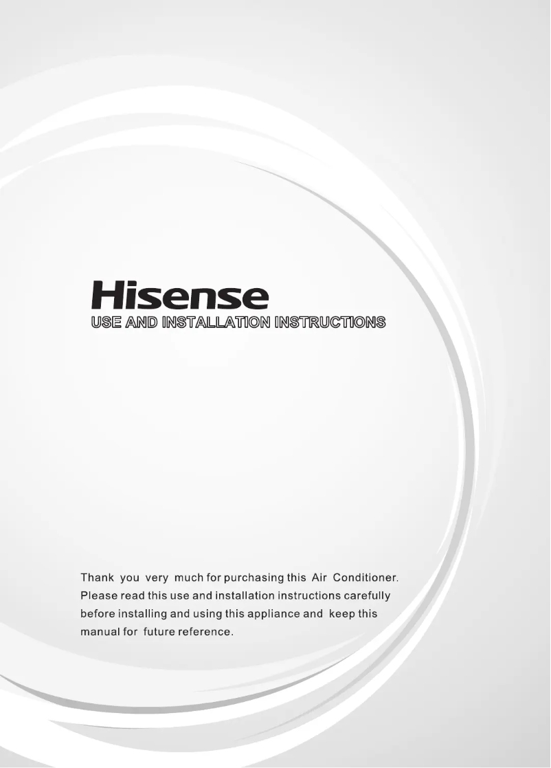 Página nº 1 - Manual de usuario Hisense HAWV12KR