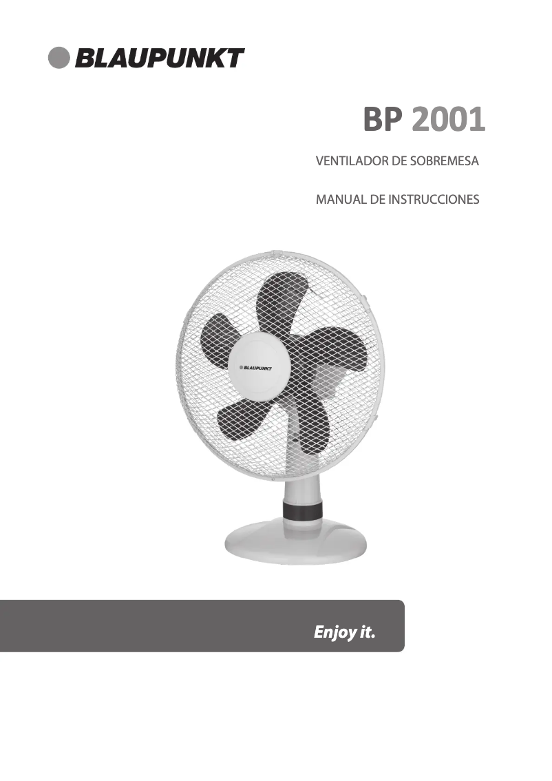 Página 1 del manual Manual de usuario Blaupunkt BP2001