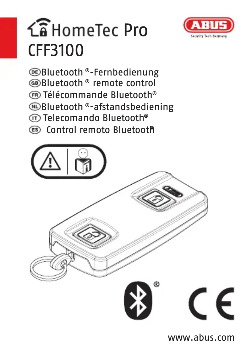 Página 1 del manual Ficha técnica Abus CFF3100