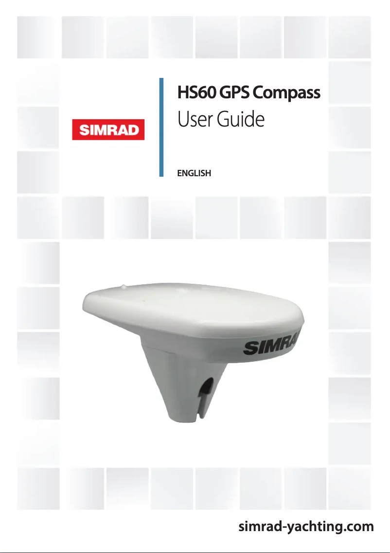 Página 1 del manual Manual de usuario Simrad HS60
