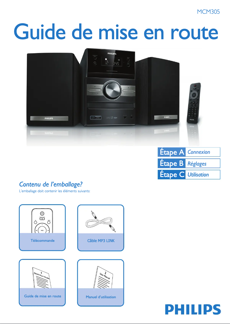 Imagen de la primera página del manual del dispositivo MCM305