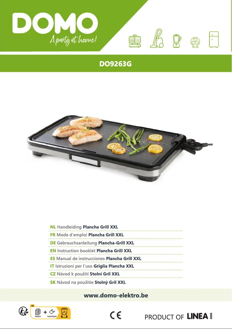 Imagen de la primera página del manual del dispositivo DO9263G