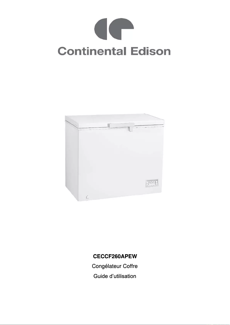 Imagen de la primera página del manual del dispositivo CECCF260APEW