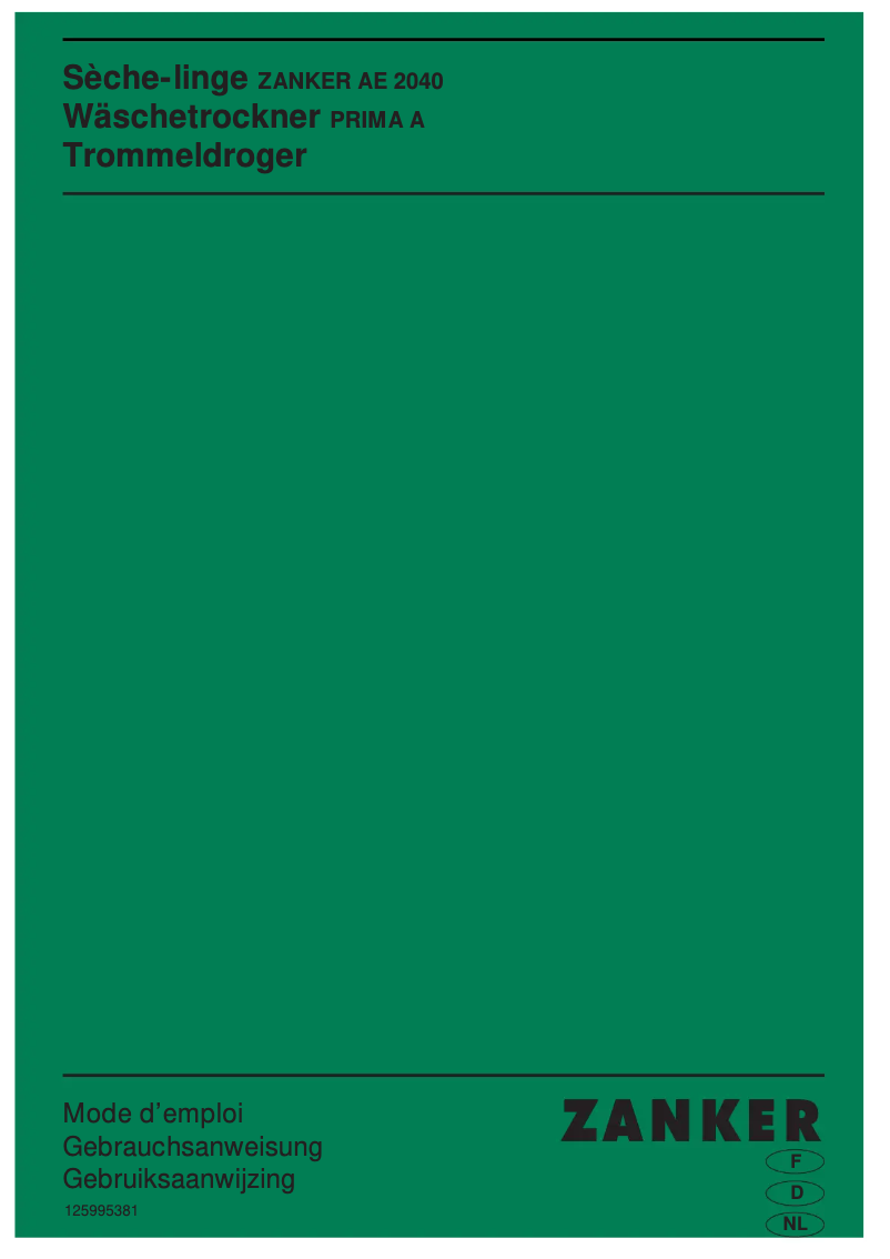 Imagen de la primera página del manual del dispositivo AE 2040