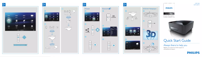 Página 1 del manual Manual de usuario Philips Screeneo HDP1690