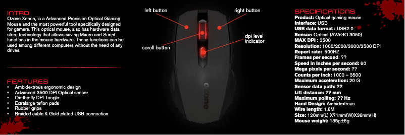 Imagen de la primera página del manual del dispositivo Xenon