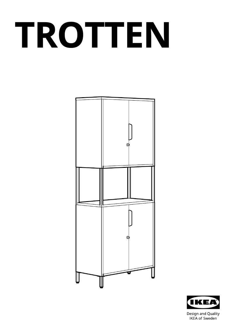 Imagen de la primera página del manual del dispositivo TROTTEN 804.748.58