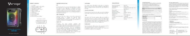 Página 1 del manual Manual de usuario Vorago KSP-180