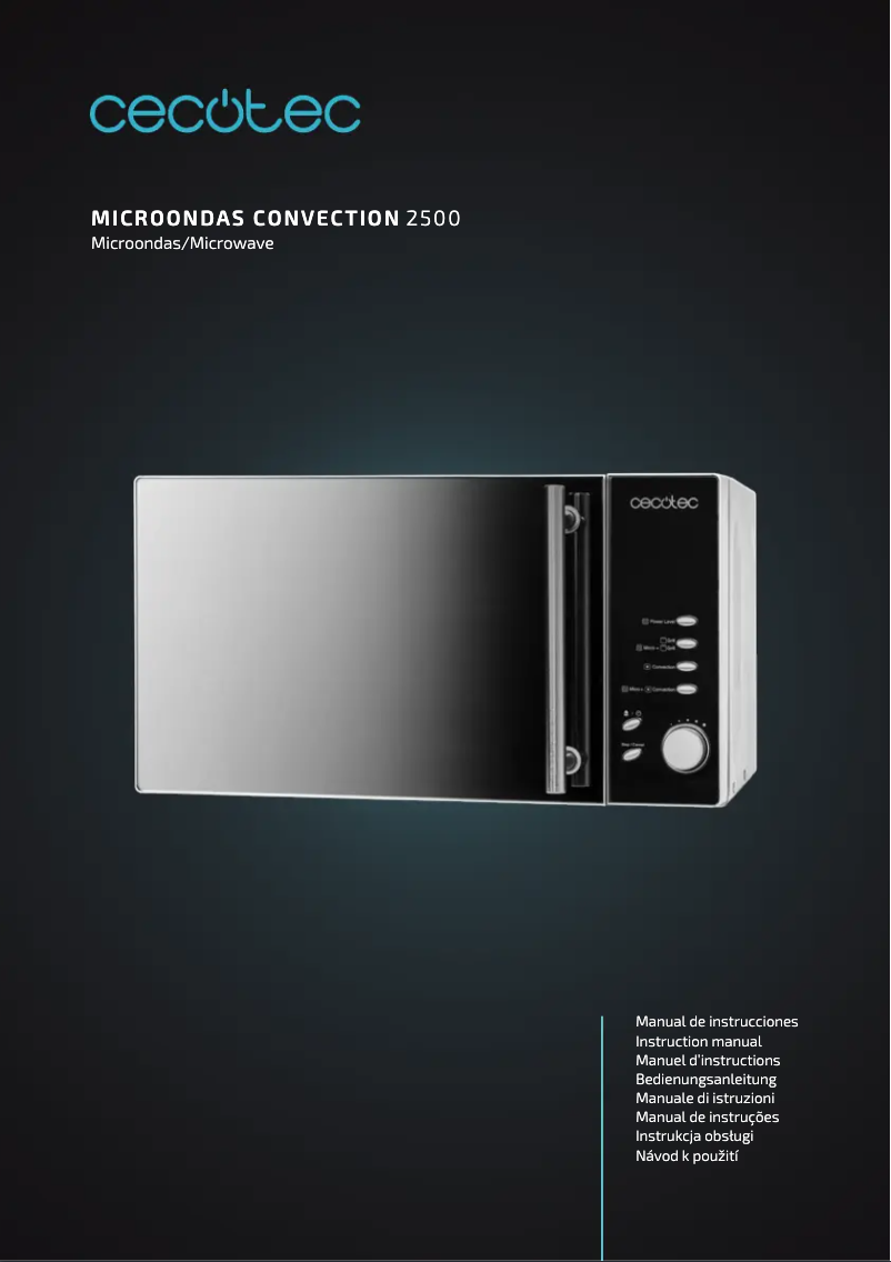 Imagen de la primera página del manual del dispositivo Convection 2500