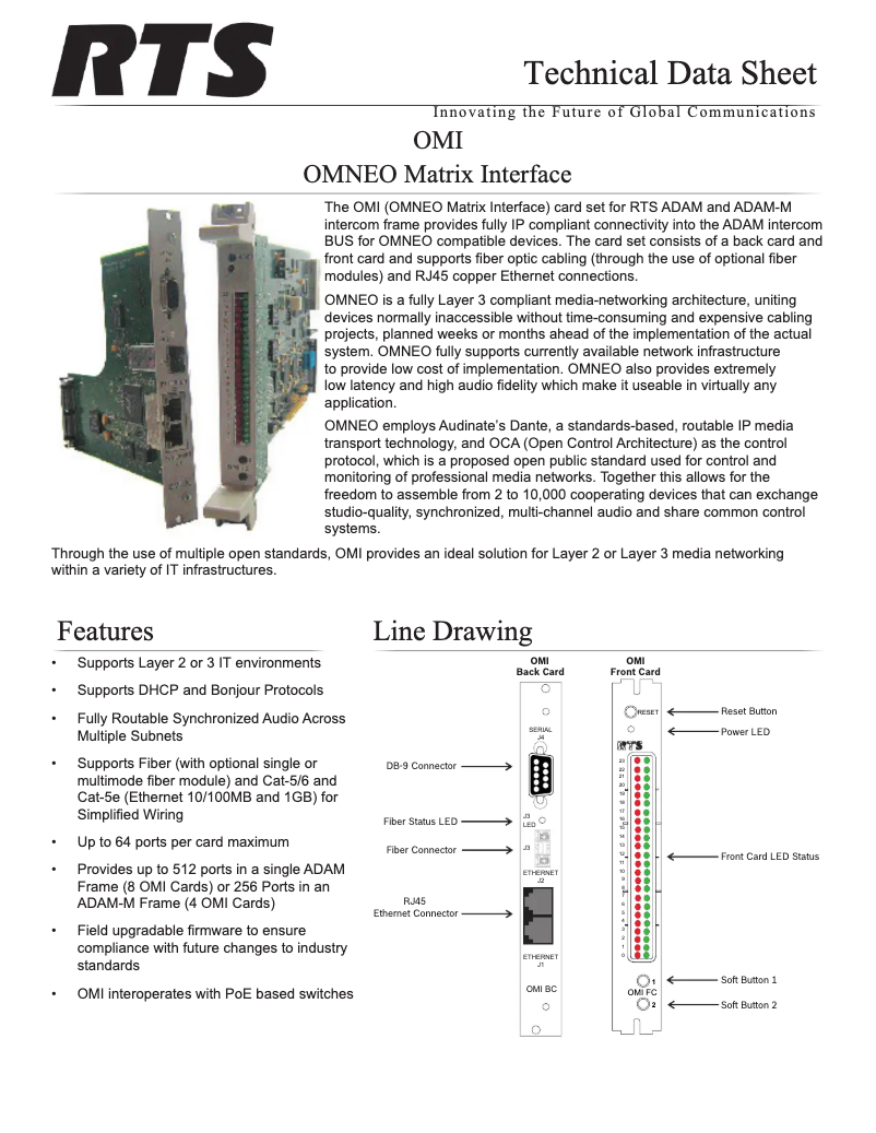 Imagen de la primera página del manual del dispositivo OMI