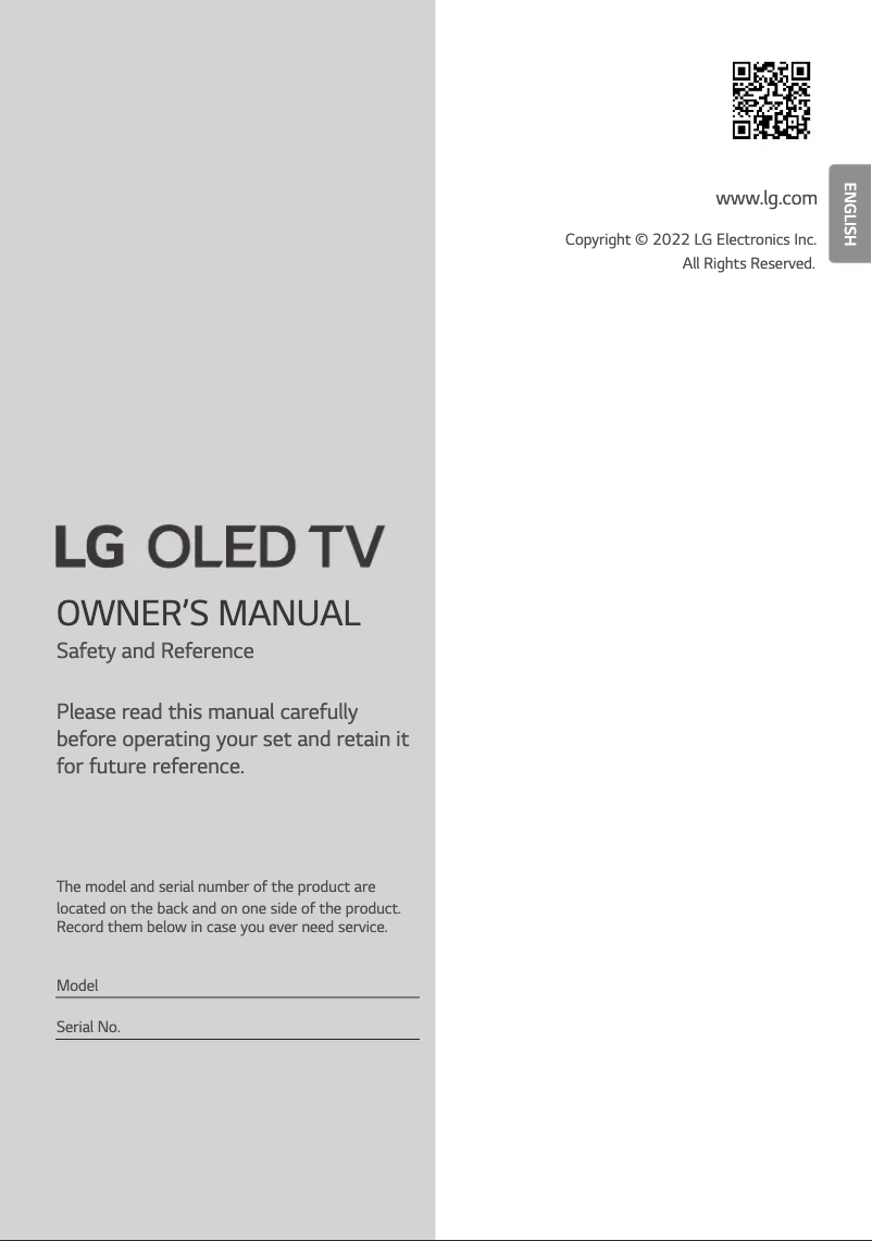 Imagen de la primera página del manual del dispositivo 65ART90ECQA