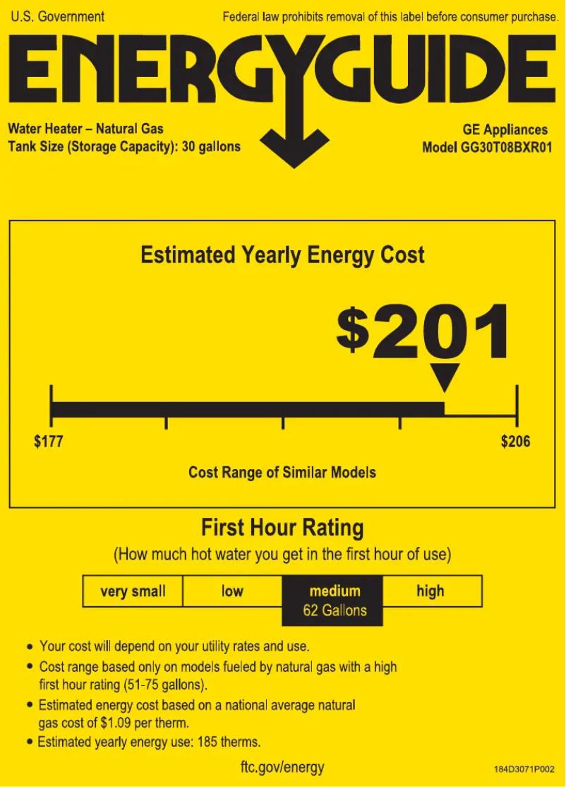Imagen de la primera página del manual del dispositivo GG30T08BXR