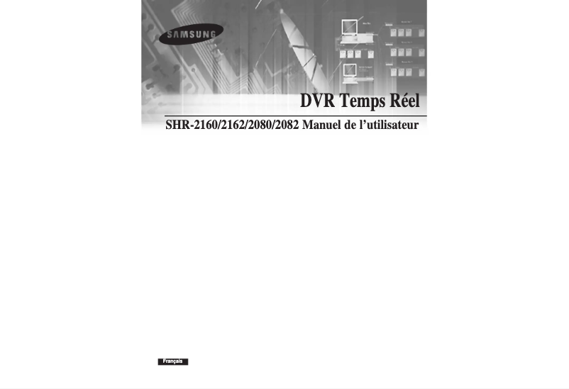 Página 1 del manual Manual de usuario Samsung SHR-2082P500