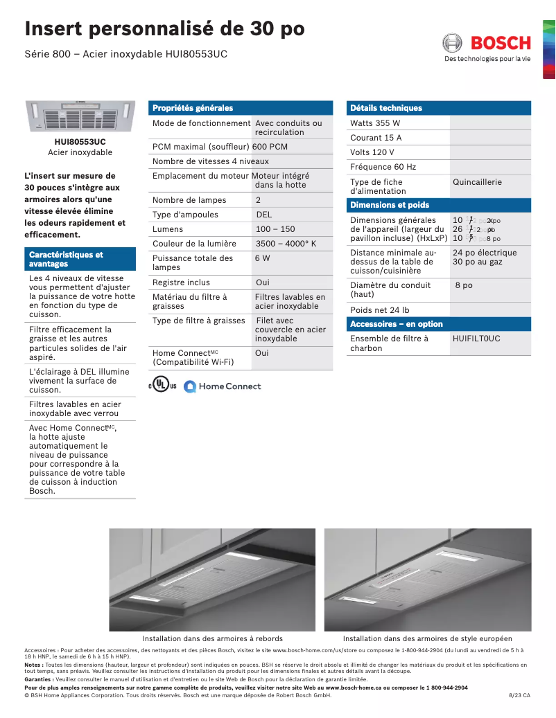 Imagen de la primera página del manual del dispositivo HUI80553UC