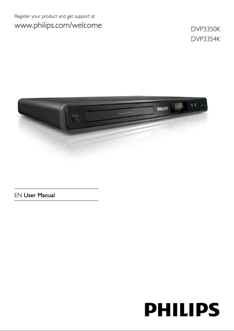 Página 1 del manual Manual de usuario Philips DVP3354K