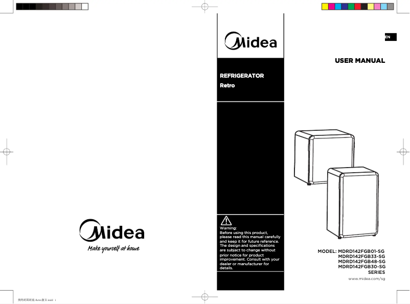 Imagen de la primera página del manual del dispositivo MDRD142FGB01-SG