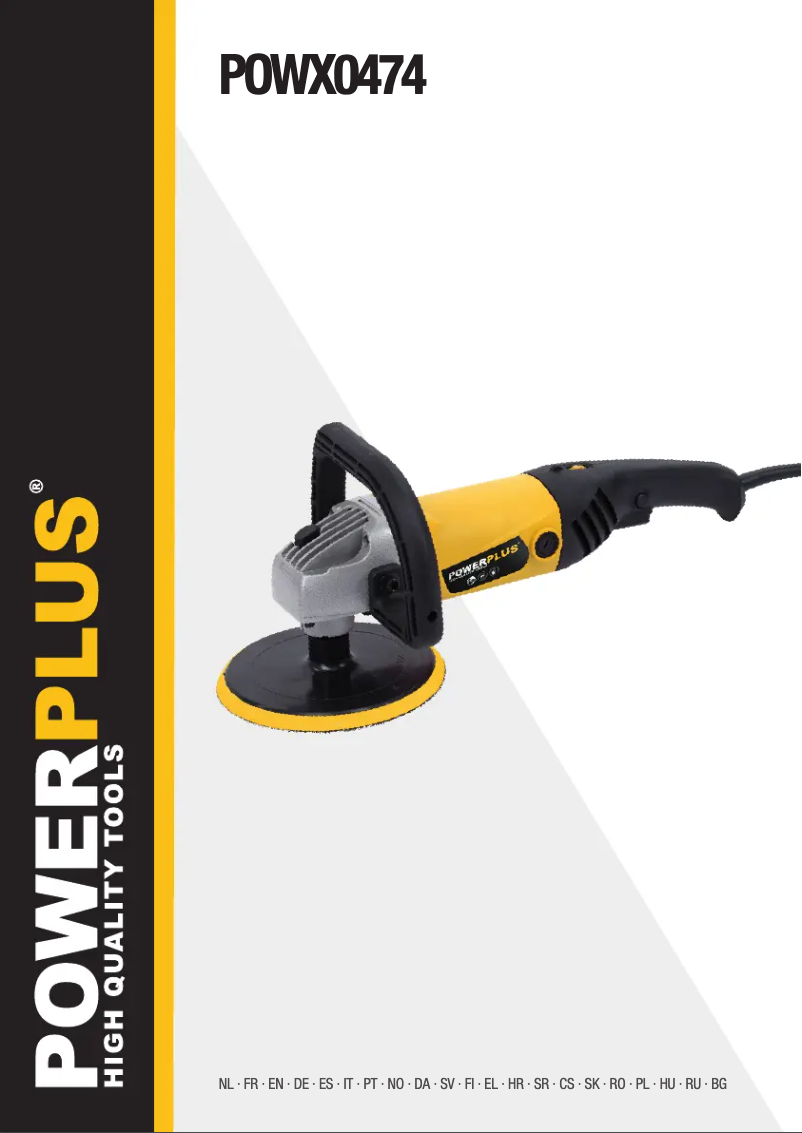 Imagen de la primera página del manual del dispositivo POWX0474