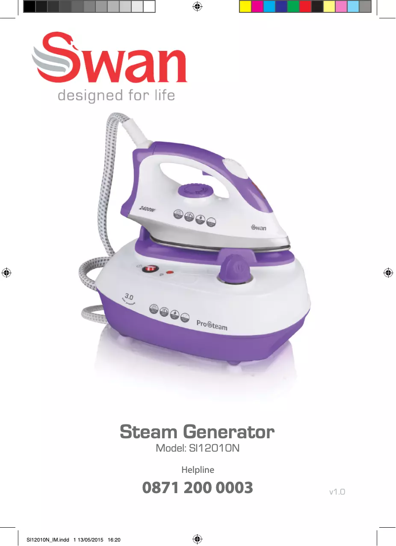 Imagen de la primera página del manual del dispositivo SI12010N