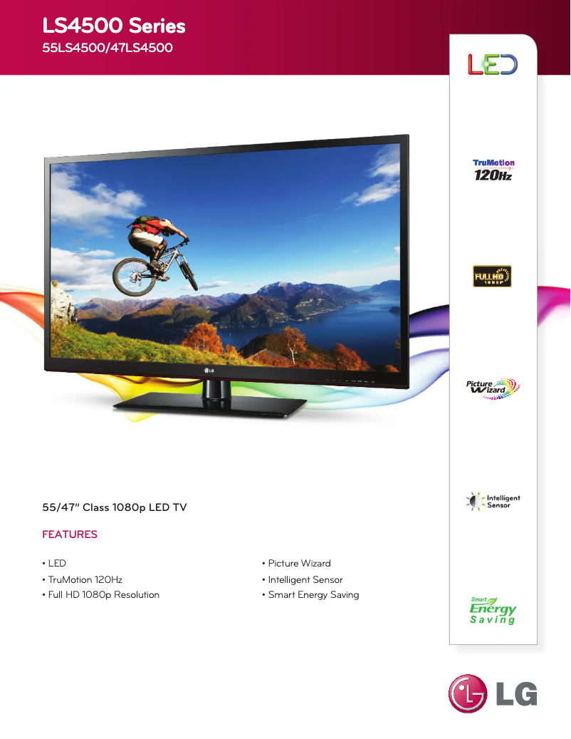 Imagen de la primera página del manual del dispositivo 47LS4500