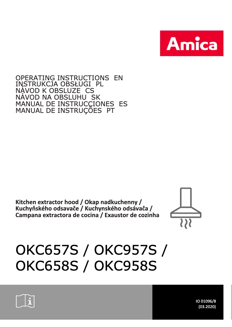 Imagen de la primera página del manual del dispositivo OKC658S