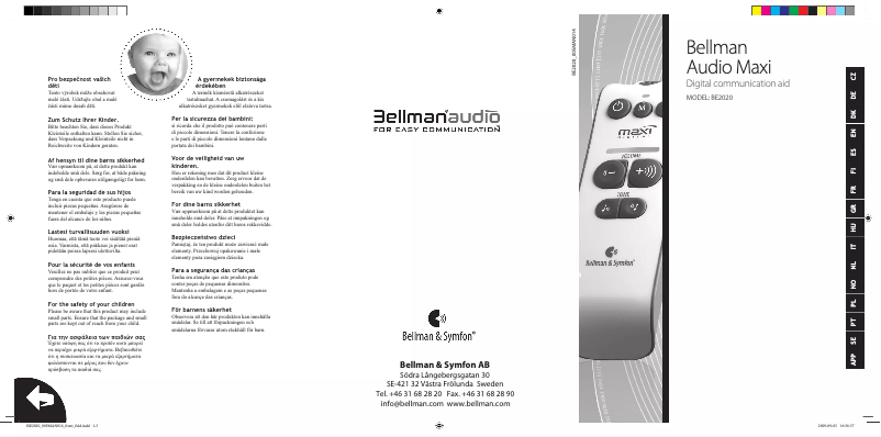 Página 1 del manual Manual de usuario Bellman Audio Maxi BE2020