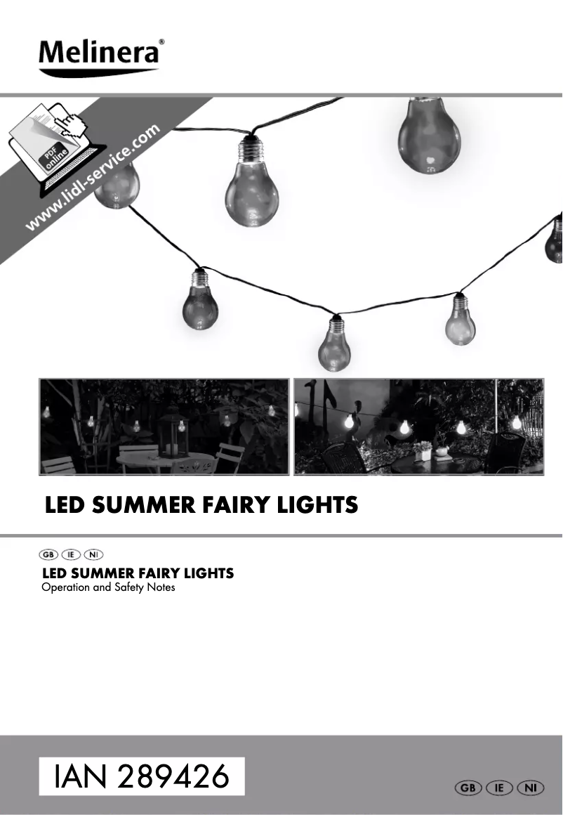 Página 1 del manual Manual de usuario Melinera IAN 292069