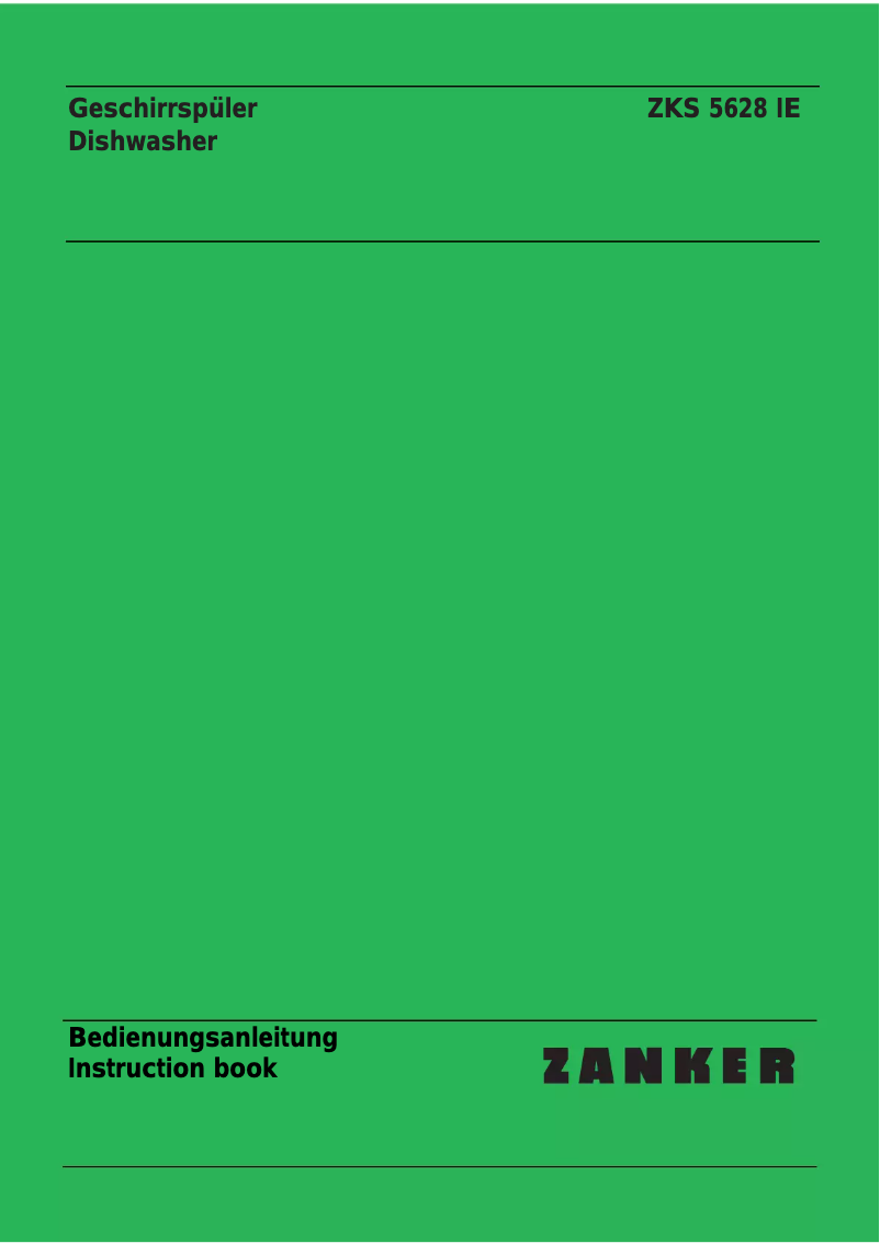 Imagen de la primera página del manual del dispositivo ZKS 5628 IE