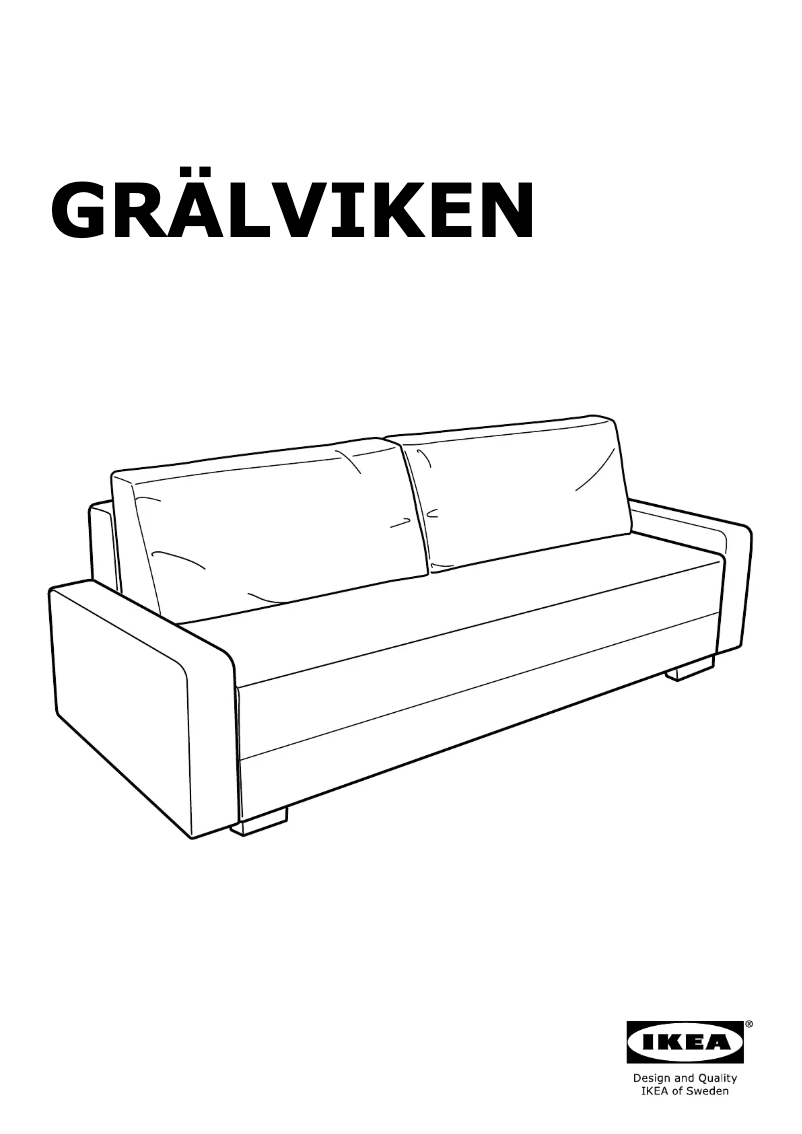 Página 1 del manual Manual de usuario Ikea GRÄLVIKEN 703.405.67