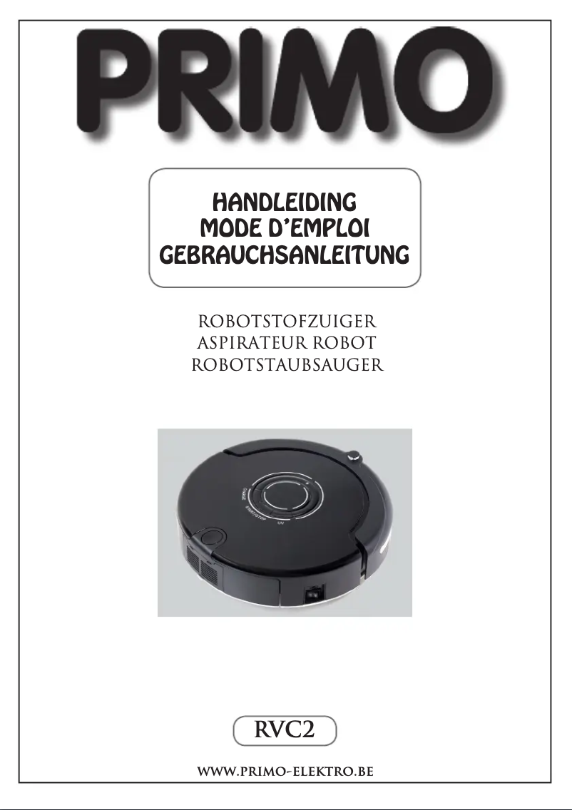 Página 1 del manual Manual de usuario Primo RVC2