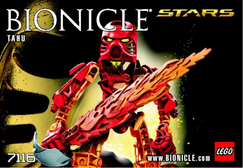 Imagen de la primera página del manual del dispositivo Bionicle 7116