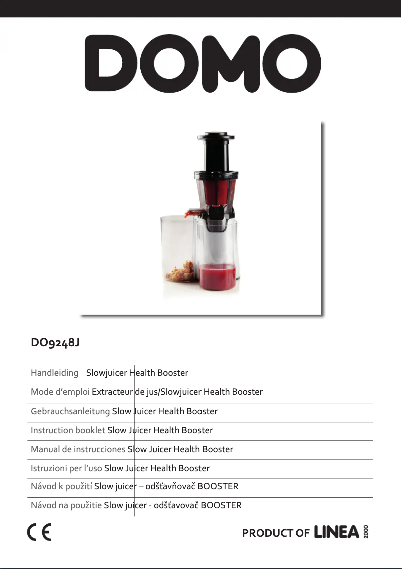 Imagen de la primera página del manual del dispositivo DO9248J