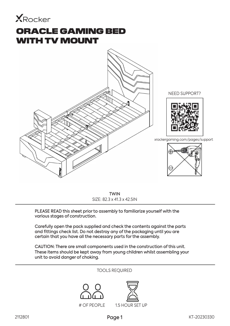 Imagen de la primera página del manual del dispositivo Oracle