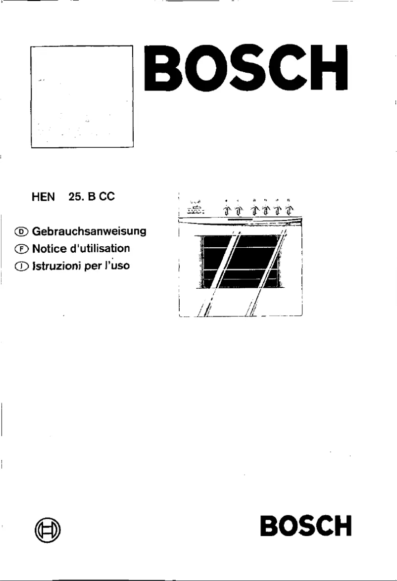 Página 1 del manual Manual de usuario Bosch HEN252