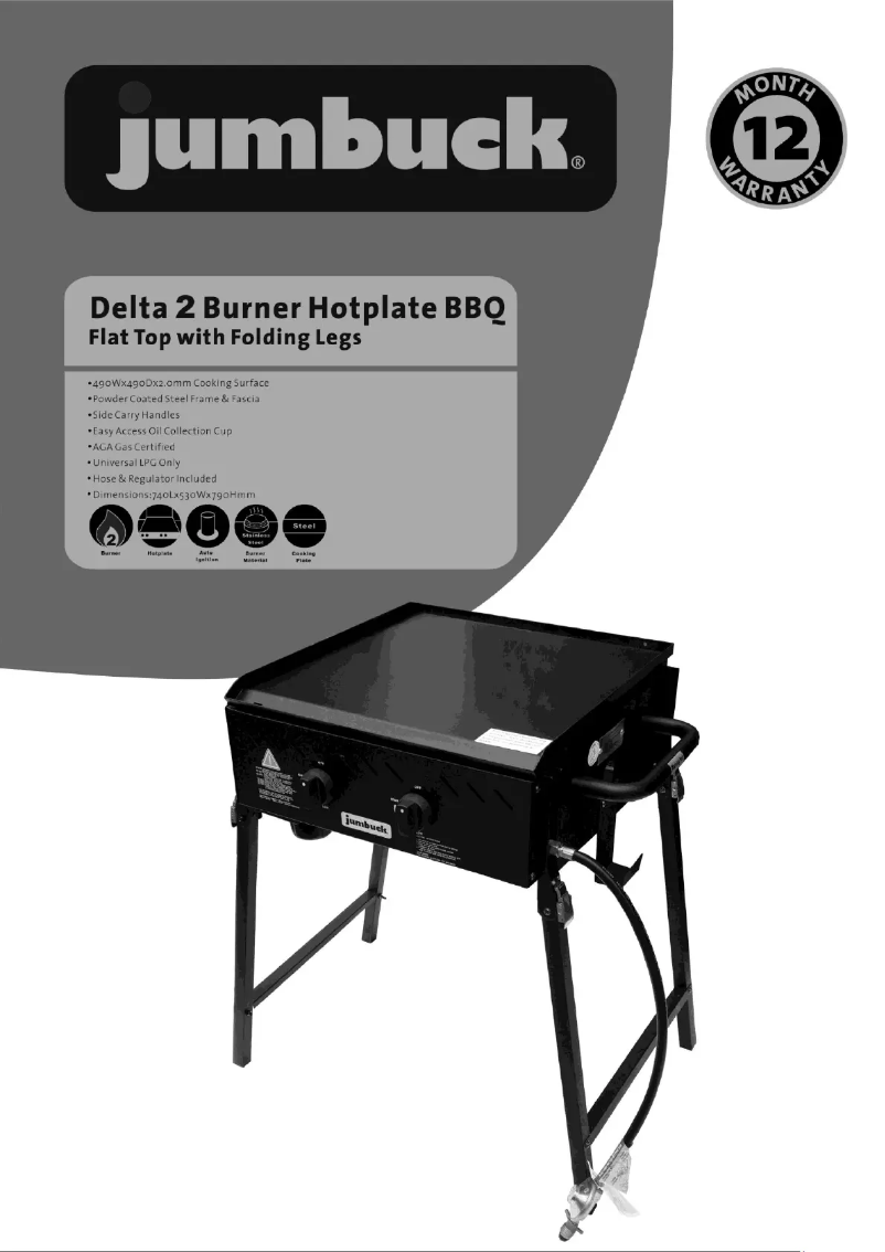 Imagen de la primera página del manual del dispositivo Delta Hotplate