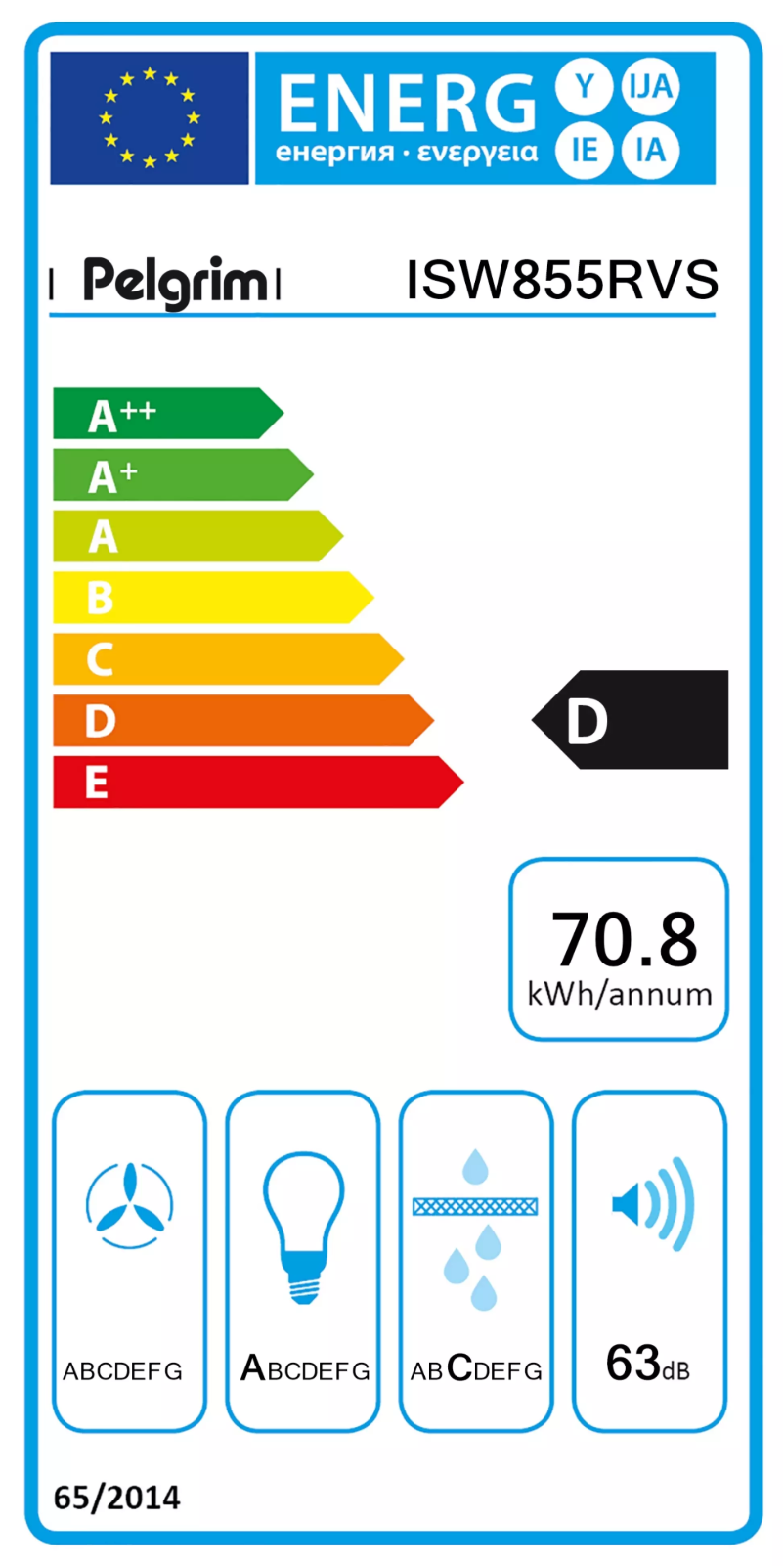 Imagen de la primera página del manual del dispositivo ISW855RVS