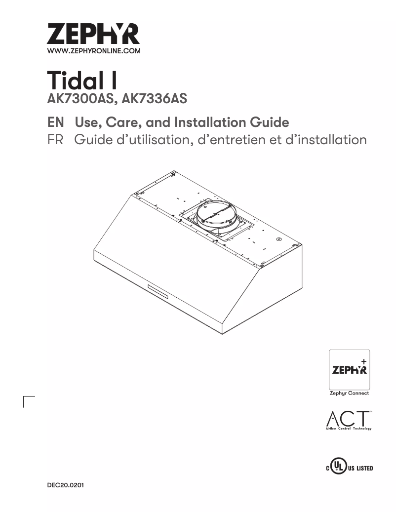 Imagen de la primera página del manual del dispositivo Tidal I AK7300AS